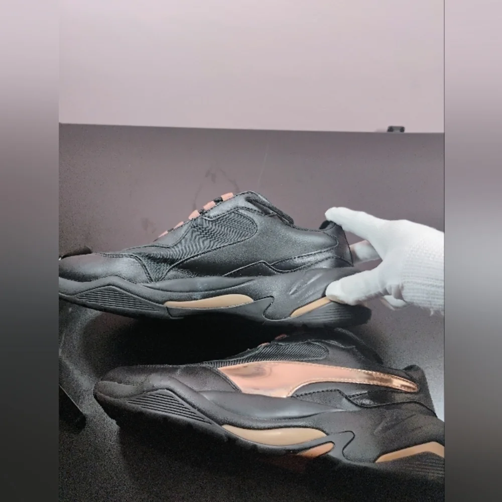 Puma Thunder Electric Sneakers Rose Gold Black Size 9